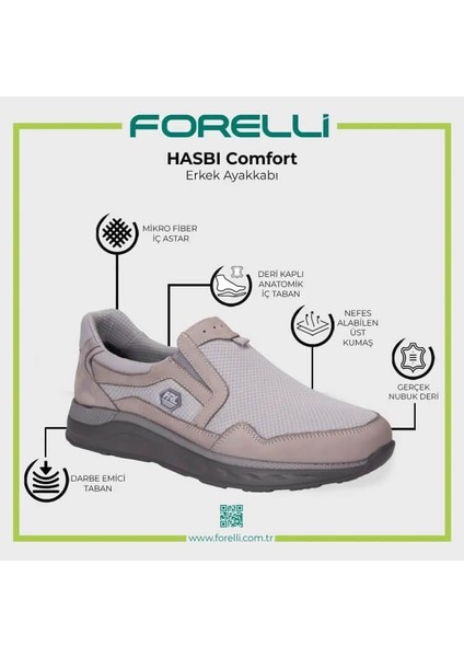 Hasbı-G Comfort Erkek Ayakkabı Gri