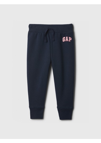 Kız Bebek Lacivert Gap Logo Fleece Eşofman Altı