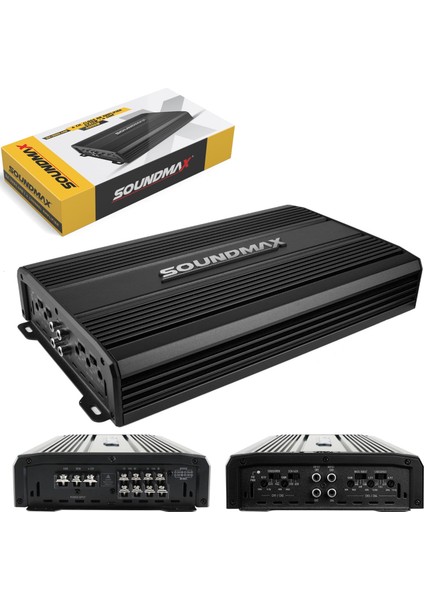 SX-3000.4 Oto Anfi Stereo 4000 Watt 4 Kanal