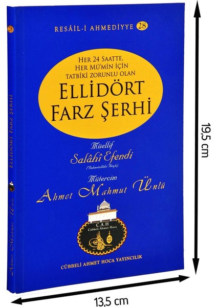 Cübbeli Ahmed Hoca Ellidört Farz Şerhi KITABI-1183