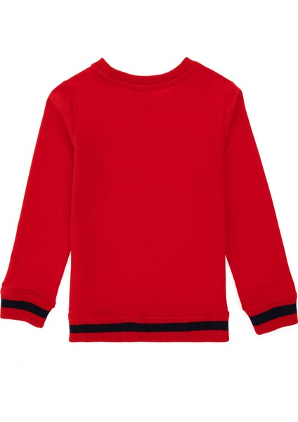 U.S. Polo Assn.  Erkek Çocuk Kırmızı Sweatshirt 50293608-VR030