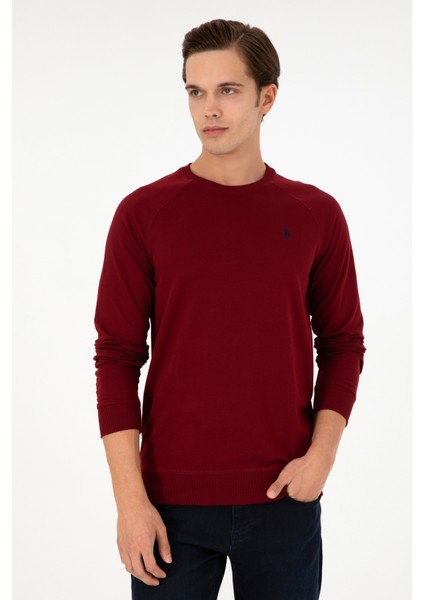 U.s. Polo Assn. Erkek Bordo Sweatshirt 50295159-VR014