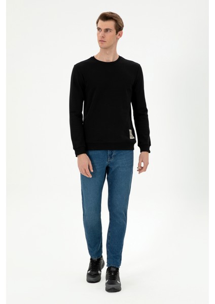 Erkek Siyah Sweatshirt 50293471-VR046 fırsatları