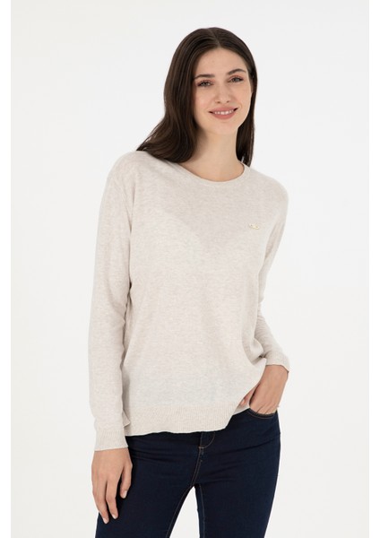 Kadın Taş Melanj Kazak /Triko 50288951-VR225