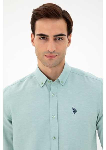 U.S. Polo Assn. Erkek Mint Basic Gömlek 50296777-VR090