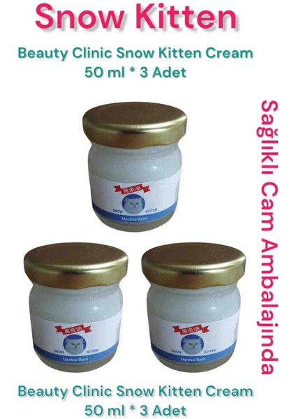 Snow Kitten Krem 3 Adet 50 gr