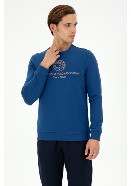 Erkek Indigo Sweatshirt 50293424-VR028