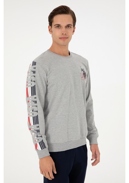 Erkek Gri Melanj Pijama Takım 50301716-VR086 modelleri