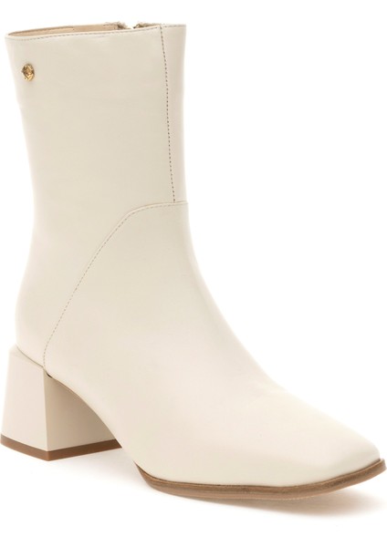 Kadın Beyaz Topuklu Çizme 50295942-VR019 indirimleri