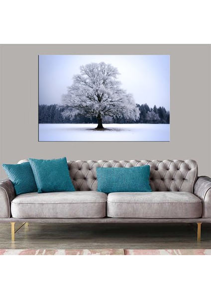 Exclusive Serie" Kış Ağaç Kanvas Tablo