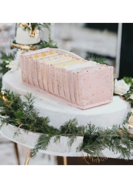 Silkyra Anne Bebek 11 Bölmeli Akordiyon Düzenleyici, 15*43*14 cm Pembe Renk