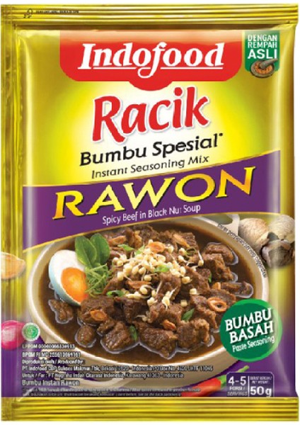 Racik Rawon Bumbu Spesial Instant Seasoning Mix, 50G 1 Paket