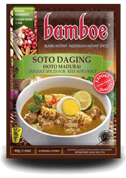 Bamboe Soto Ayam 40G 1 Paket