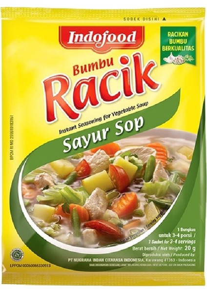 Bumbu Racik Sayur Sop 20 gr 1 Paket