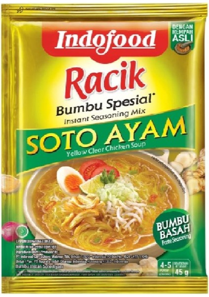 Racik Soto Ayam Bumbu Spesial Instant Seasoning Mix 45G 1 Paket