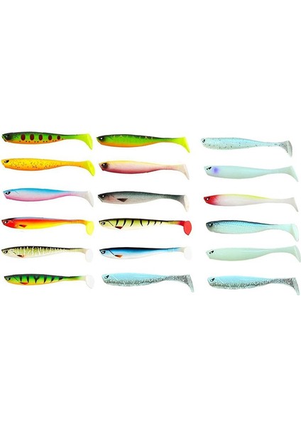 Basara 3D Soft Swim 2.5'' 6.35CM 8 Adet Silikon Yem