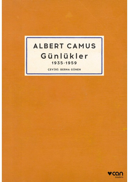 Günlükler 1935 - 1959 - Albert Camus