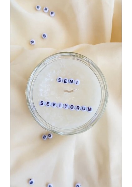 Sürpriz Yazılı-Mesajlı Mum