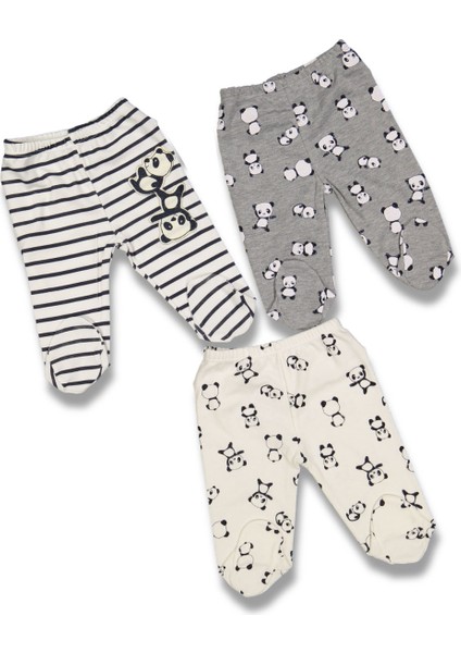 Çizgili Panda Üçlü Tek Badi