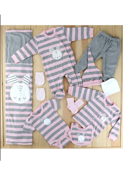 UX21LO/010239 10'lu Set Pembe-Gri