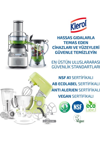 Bulaşık Yıkama ve Yüzey Temizlik Spreyi Anti Alerjik, Alkolsüz, Vegan, Ecolabel, Helal Sertifikalı