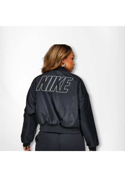 Sportswear Kadın Çift Yönlü Kürk Bomber Ceket modelleri