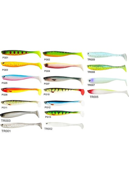 Basara 3D Soft Swim 3.5'' 8.89CM 6 Adet Silikon Yem