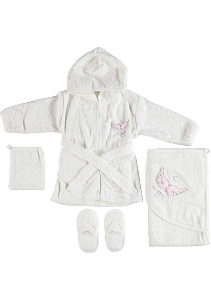 66259 Bornoz Takımı Angel Pembe