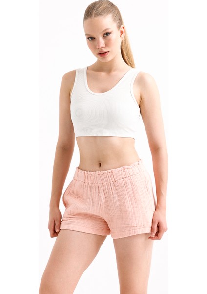 4 Kat Müslin Şort