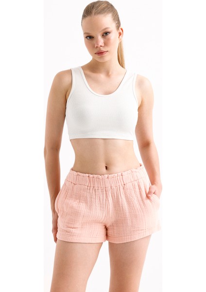 4 Kat Müslin Şort modelleri