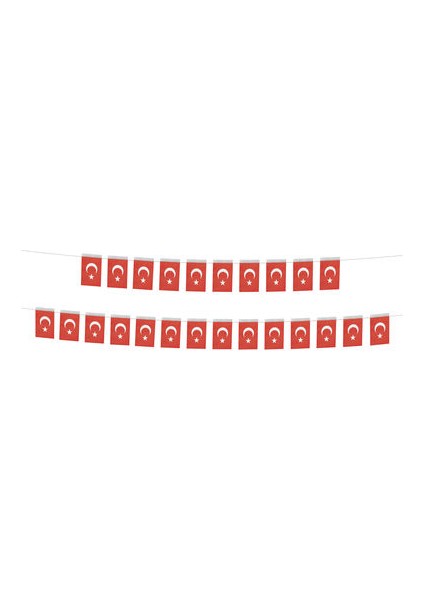 Ay Yıldız Ipli Türkiye Bayrağı 50'li