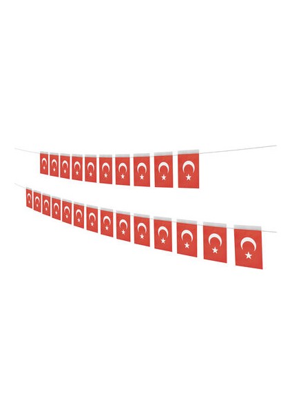 Ay Yıldız Ipli Türkiye Bayrağı 50'li modelleri