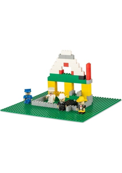 4 Figürlü 105 Parça Block Set Kutulu Mega Block Set LEGO Uyumlu