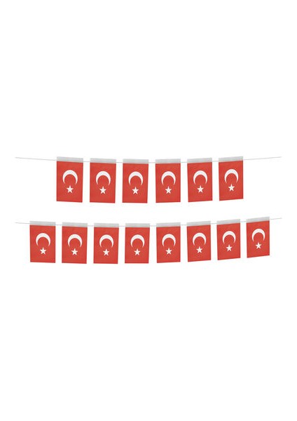 Ay Yıldız Ipli Türkiye Bayrağı 50'li
