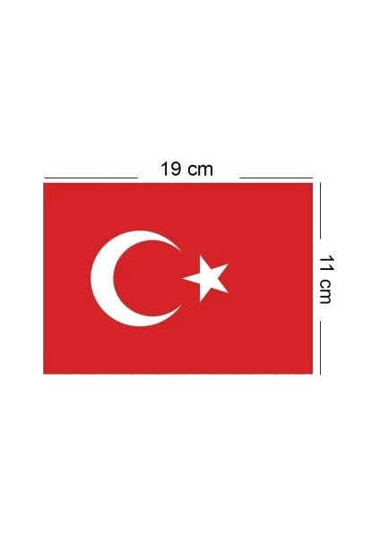Ay Yıldız Ipli Türkiye Bayrağı 50'li fiyatları