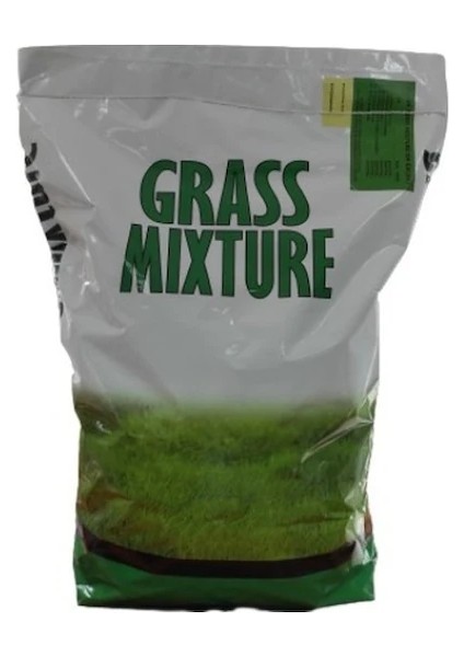 10 kg Grass Mixture 6'lı Karışım Ithal Çim Tohumu Organik Tarım