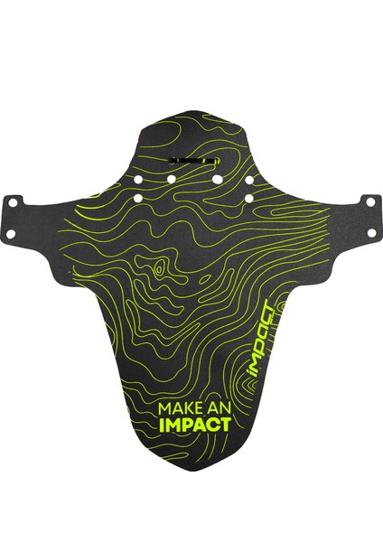 Mde-35 Mtb Plastik Ön Çamurluk (Neon)