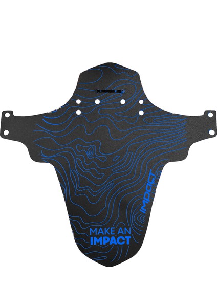Impact Mde-35 Mtb Plastik Ön Çamurluk (Mavi)
