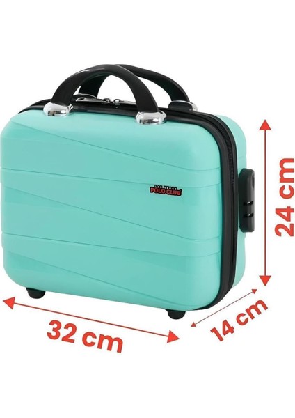 Unisex Şifreli Dayanıklı Esnek ve Kırılmaz Pp Silikon Makyaj Çantası ve Hostes El Valizi fırsatları