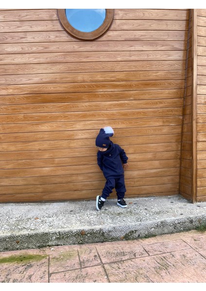 Bere Boyunluklu Takım Lacivert indirimleri