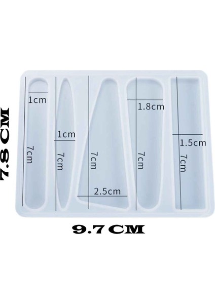 Epoksi Silikon Kalıp Toka Kalıbı 9.7x7.8 cm fiyatları