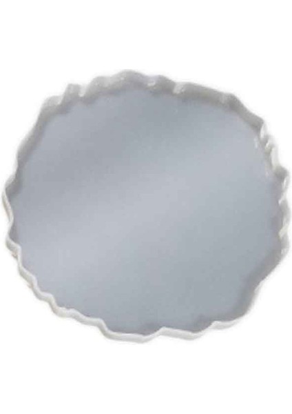 Epoksi Silikon Kalıp Dalgalı Yuvarlak Model 11 cm