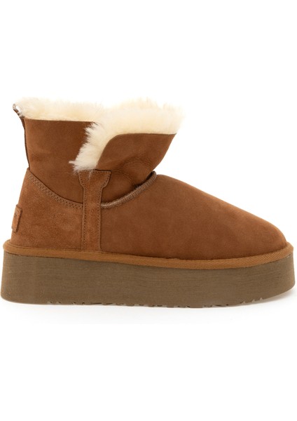 Kadın Taba Deri Bot 50295584-VR099 fırsatları