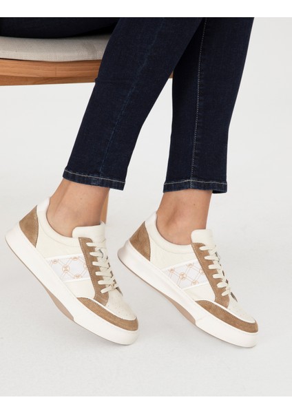 Kadın Vizon Deri Sneaker 50295538-VR052