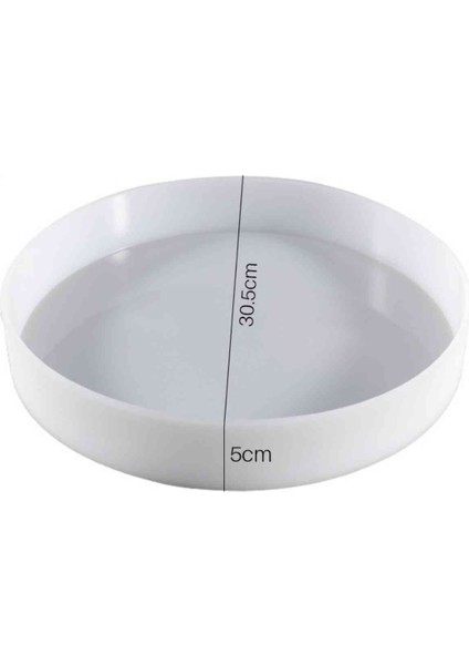 Epoksi Silikon Yuvarlak Sehpa Kalıbı 30.5 cm