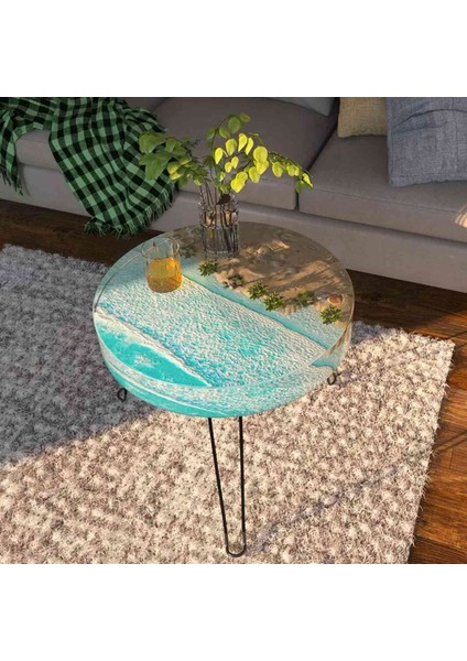 Epoksi Silikon Yuvarlak Sehpa Kalıbı 30.5 cm
