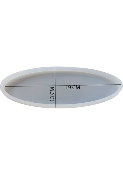 Epoksi Silikon Kalıp Küçük Oval Tepsi Kalıbı 19 X13 Cm fiyatları