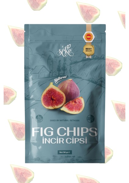 Doğal Incir Cipsi Gün Kurusu