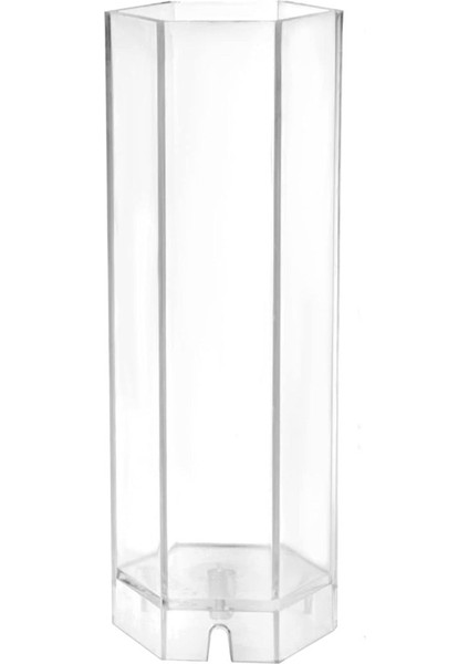 Poli Karbon Mum Kalıbı Altı Köşeli 15 cm 6239