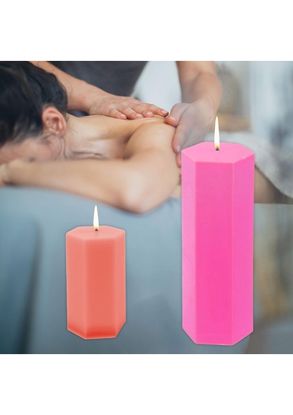 Poli Karbon Mum Kalıbı Altı Köşeli 15 cm 6239 fırsatları